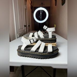 Dr. Martens black chunky platform sandals Size US 9 platforms sandals